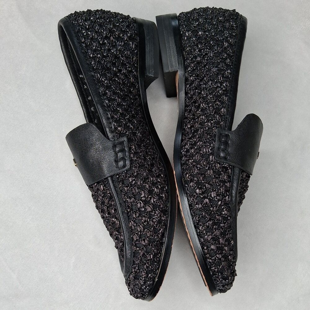 Birdies Women's The Starling 20 Loafers In Black Openweave Size 8 - Picture 4 of 16